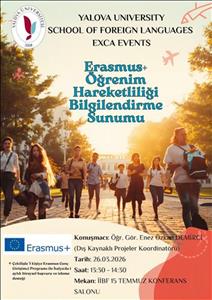 ERASMUS+ ÖĞRENİM HAREKETLİLİĞİ BİLGİLENDİRME SUNUMU