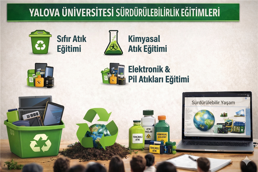 Yalova Üniversitesi’nde Sürdürülebilirlik Eğitimleri Düzenlendi!