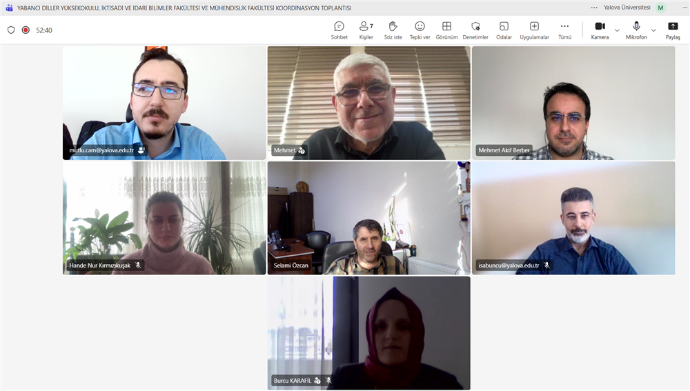 Yalova Üniversitesi’nde Hazırlık Programı Üzerine Bilgi Paylaşımı Toplantısı Gerçekleştirildi!