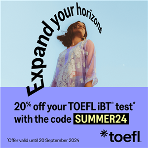 TOEFL Sınavında Yaz İndirimi!